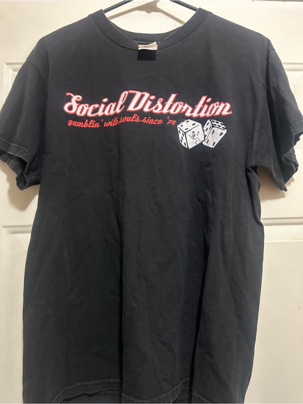 Vintage Social Distortion Black Graphic Tee - Logo! Rare